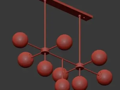 CHANDELIER LUX 3D model buy