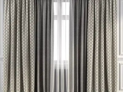 Curtain Set 106 3D model
