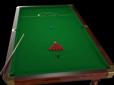 Snooker table 3D model