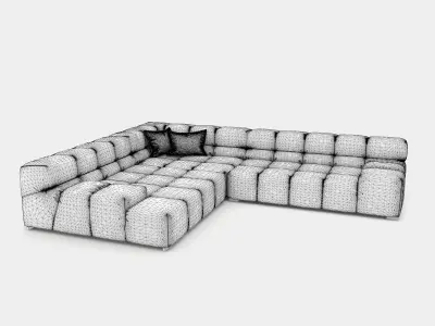 Modular couch system 3D model
