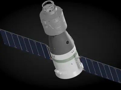 Shenzhou spacecraft 3D model