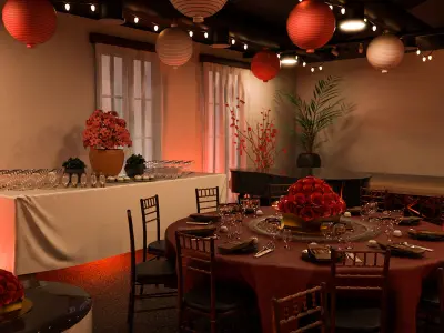 Chinese Restaurant 3D model