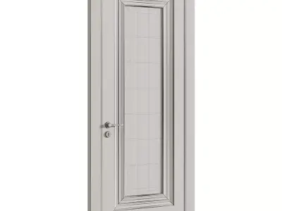Interior door 17 Low-poly 3D model