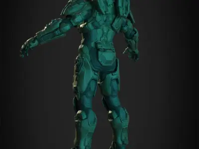Halo 5 Master Chief full Armor for Cosplay 3D print model