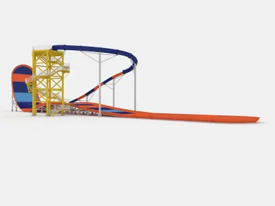 Waterpark Slide 5 3D model