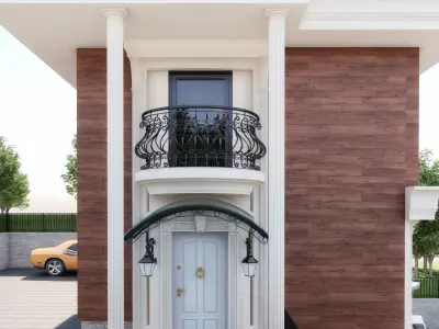 Villa Exterior 3D model