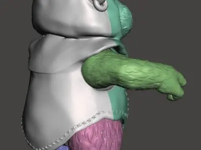 STL File 3D Ewoks Aunt Bozzie 3D print model 3D print model  3D print model