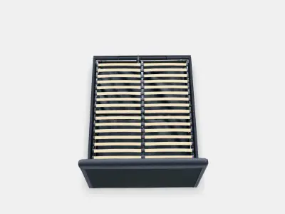 IDANAS Upholstered ottoman bed Low-poly 3D model