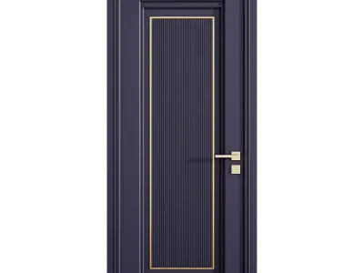 Interior door 29 Low-poly 3D model
