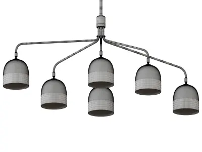 Howard Chandelier 6 Arm 3D model