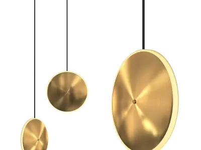 CHRONA DISH 10V BRASS 3D model