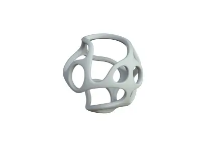 SciFi Cube Object No 38728 Low Poly Shape Texture