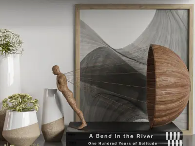 SET DECORTIVE 09 3D model