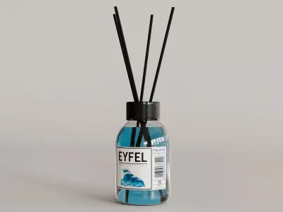 Eyfel Perfume Reed Diffuser Ocean Low-poly 3D model