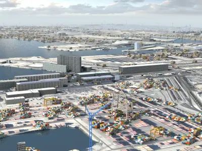 Refinery Container Port 3D model