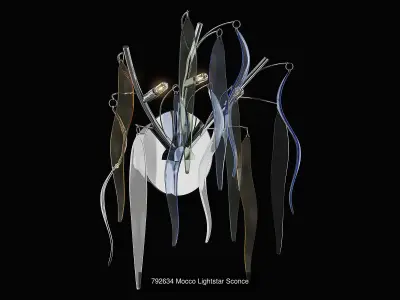 792 Mocco Lightstar Collection of Lamps 3D Model Pack