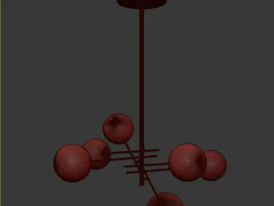 Bolle Gallotti Chandelier 3D model