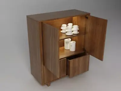 StockholmCabinet Storage Unit 3D model