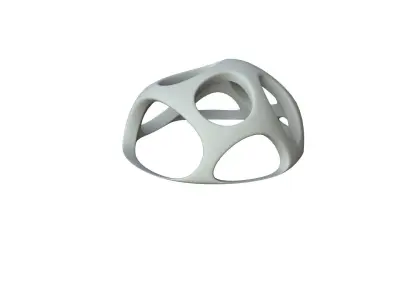 SciFi Cube Object No 53575 Low Poly Shape Low-poly 3D model