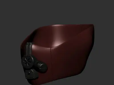 gas mask helmet scifi high poly sculpt 3d printable  3D model