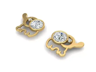 Earring 003 3D print model