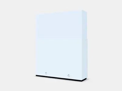 GALANT Storage combination w sliding doors Low-poly 3D model