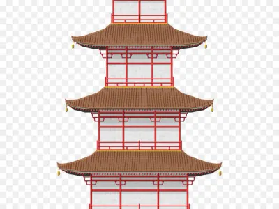 japon home and samurai jack  3D model