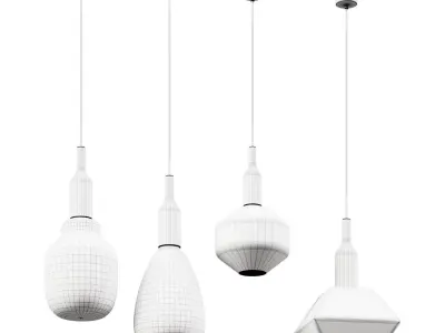 decorative pendant lamp for home LP-773 3D model