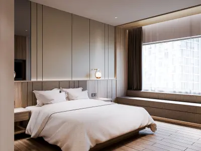 Hotel Bedroom Scene Blender-Fbx-Obj 3D model