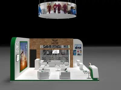 Exhibition Stand 3D model