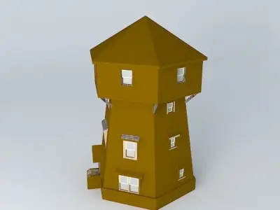 Water Tower  Free 3D model