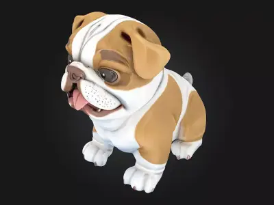 Puppy Joy  A Bundle of Happiness and Playfulness 3D model