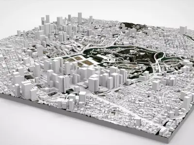 Cityscape Tokyo Japan  3D model