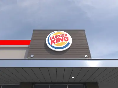 Retail-020 Burger King 3D model