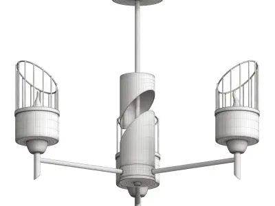 Rod chandelier Inna 3737 - 3C 3D model