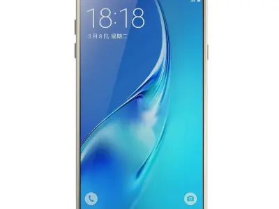 Samsung Galaxy J5 2016 Gold 3D model