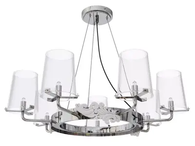 Pendant chandelier Maytoni Landmark MOD040PL-07CH 3D model