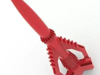 Thunderbird rocket launcher 3D print model