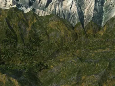 Mountain Landscape 3D model