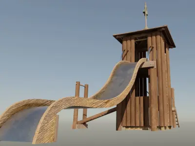 Playground for children 3D model