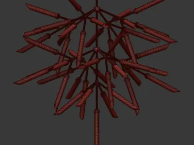 Spur Pendant Grand Chandelier loftcocept 3D model