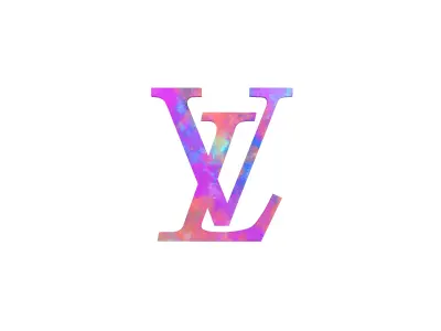 Louis Vuitton Logo v2 007 Free low-poly 3D model