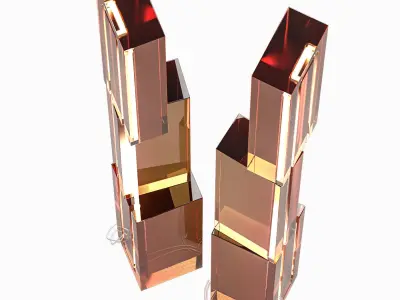 Floor lamp Totem h1900  3D model