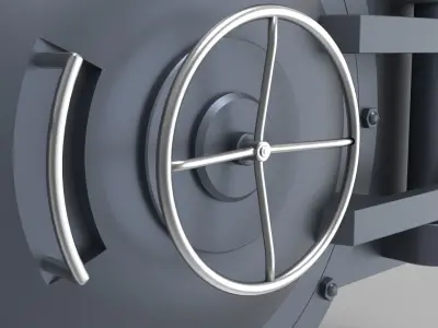 Submarine Hatch Door 3D model