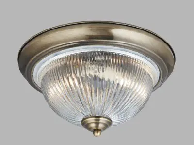 Antique Brass Arnott Light Flush Mount 3D model