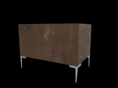 Benoit Door side Board Low-poly 3D model