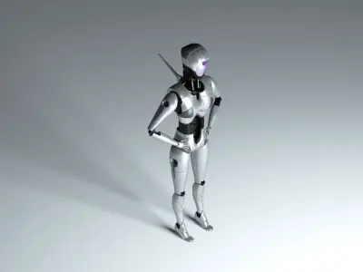 Female Robot 2 - FR02 3D print model