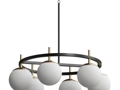  Alluria 6-Light Chandelier 3D model