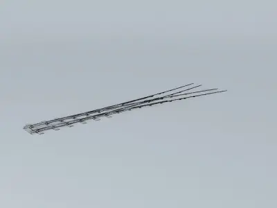 Eco Rail N/Gauge V Points R/H Old Steam Days Free 3D model