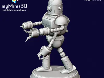 Champion 2 of the Invader Robots Warband 3D print model
